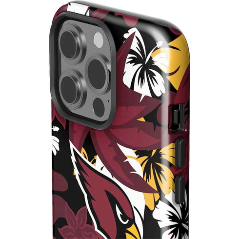 NFL Arizona Cardinals Tropical Print iPhone 15 Pro Impact Case